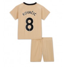 Chelsea Mateo Kovacic #8 Tredjeställ Barn 2022-23 Korta ärmar (+ Korta byxor)